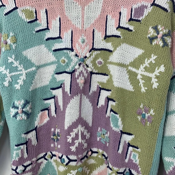 Vintage Cottagecore Granny Ugly Sweater - Picture 3 of 12